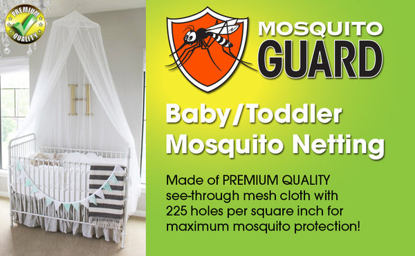 Mosquito Guard Baby Crib Netting w/ FREE Stroller Netting