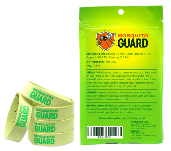 Mosquito Guard Repellent Bands (10 Pack)